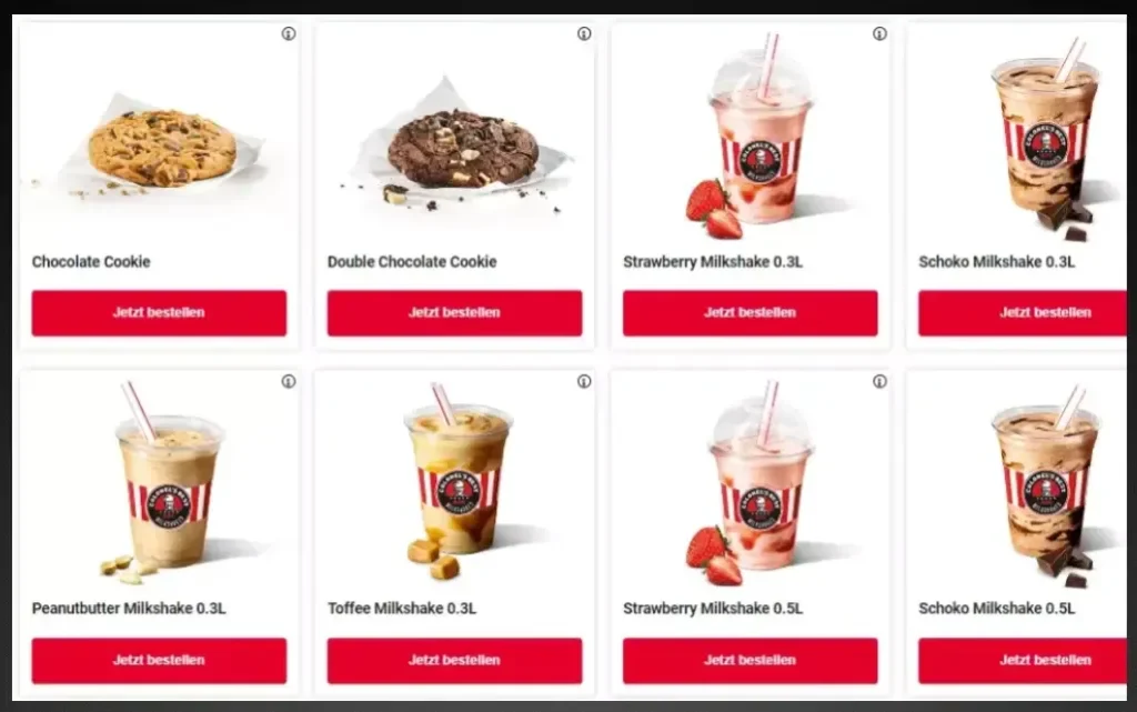 KFC Preise Deutschland 2024 Aktuelle Preisliste In Tabelle 