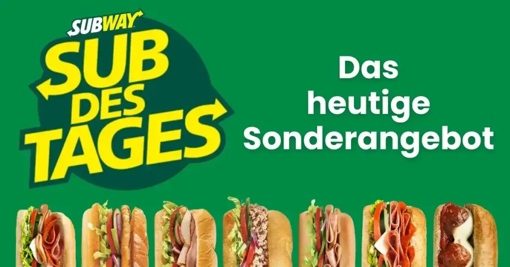 Subway Angebote Preise