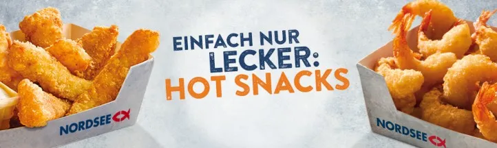 nordsee Hot Snacks speisekarte