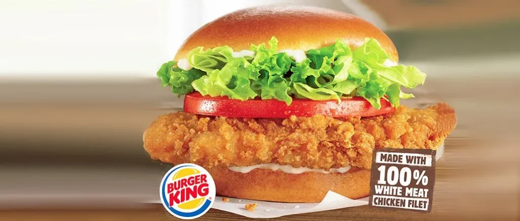 Crispy Chicken Burger King 