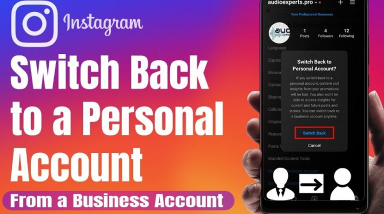 How to Make Business Account to Personal Account in Instagram Easily