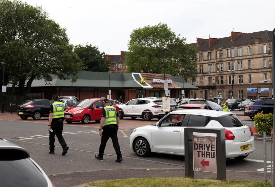 Stevenston Scotland Hawkhill Retail Park McDonalds