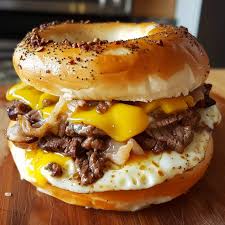 Steak Egg And Cheese Bagel: Breakfast Delight!