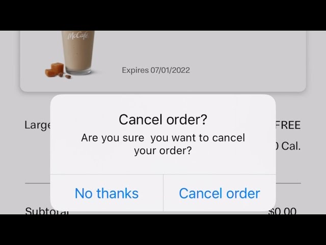 How To Cancel McDonalds Mobile Order? Ultimate Guide!