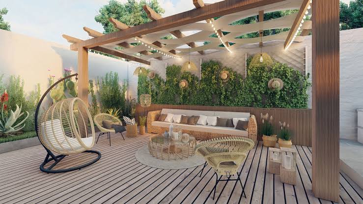 Wenn der Wind dreht braucht die Terrasse ein Gegengewicht